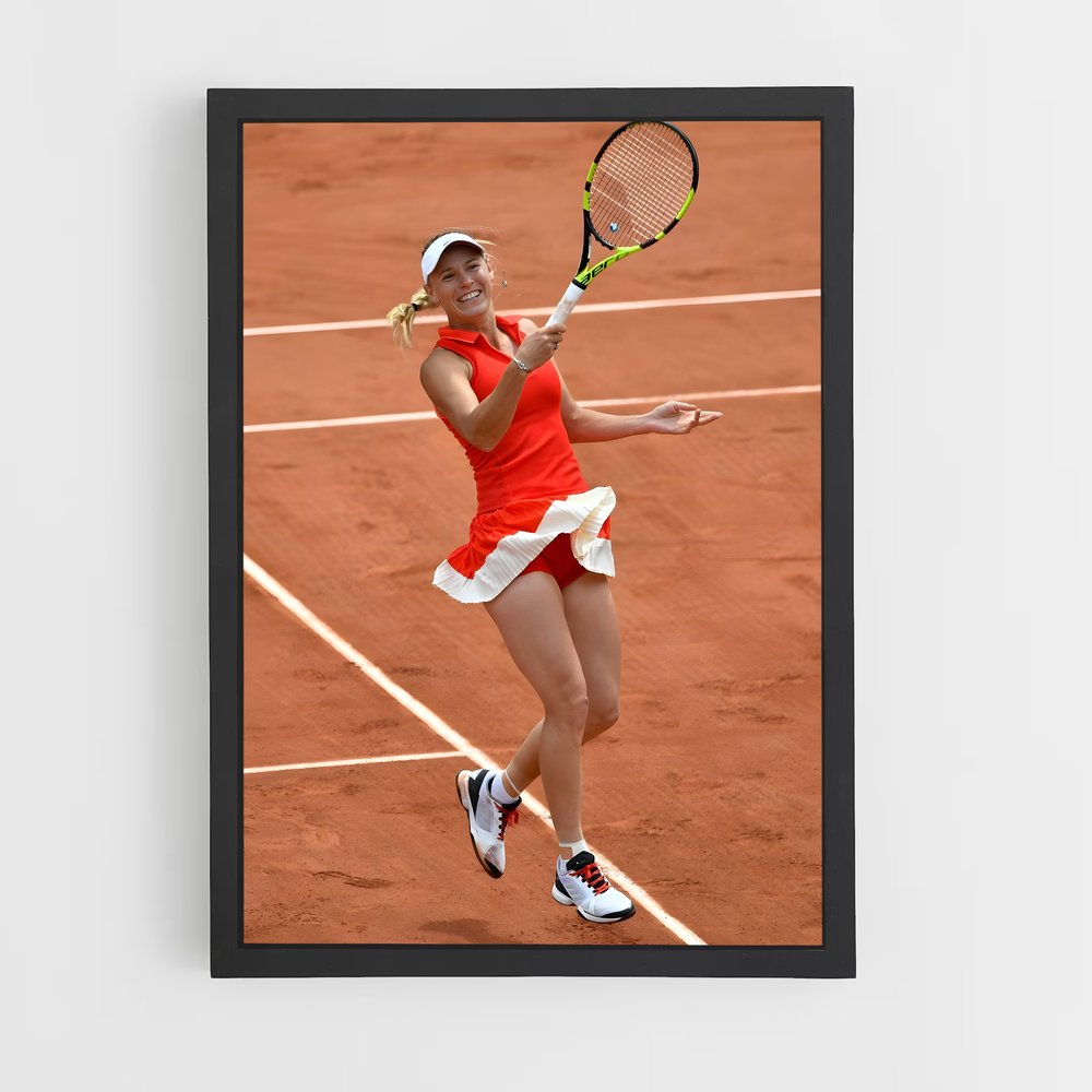Poster Smash Éblouissant – affiche Tennis (vue 2)